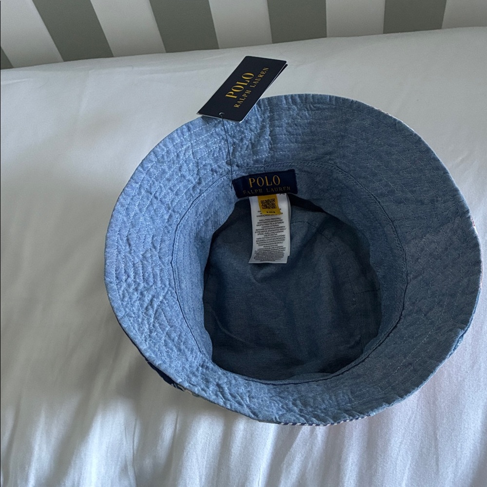 NWT Polo Ralph Lauren Colorful Patchwork Bucket Hat - Picture 6 of 7